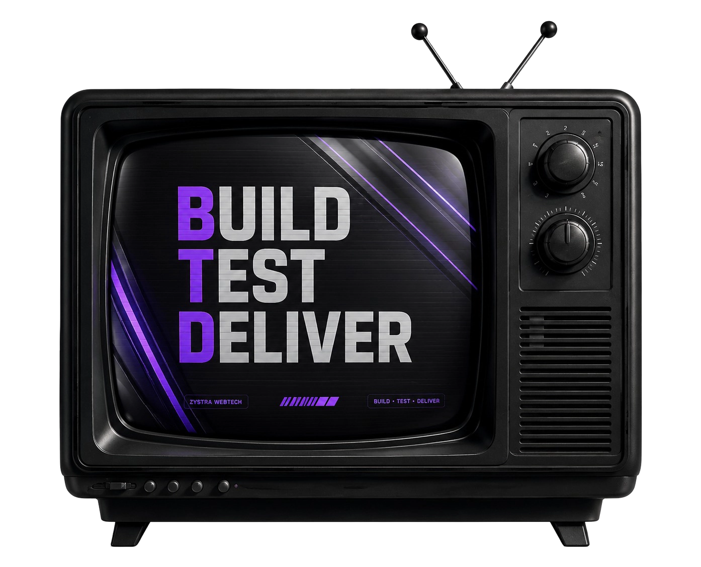 Zystra Innovation Build Test Deliver Retro TV