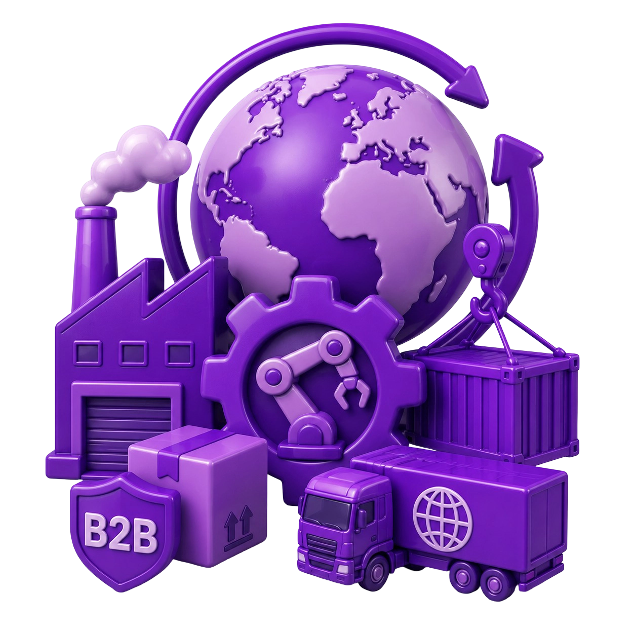 Industrial, Machinery, B2B & Export 3D